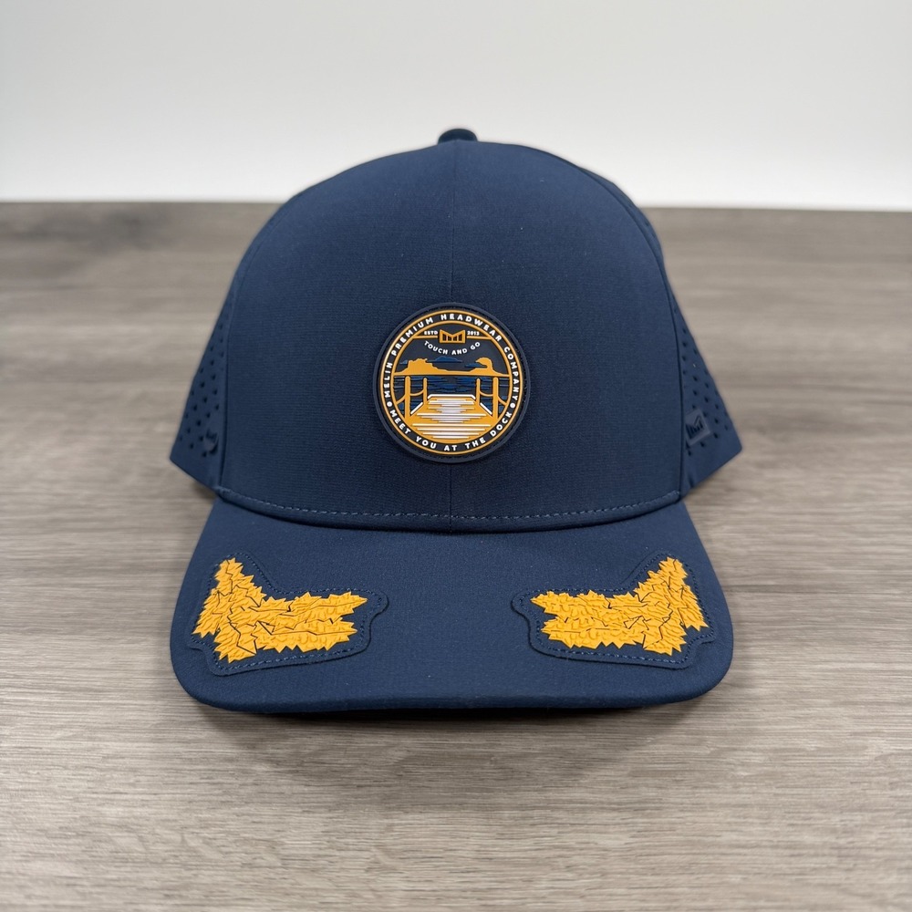 Melin Captains Hat Hydro A Game Navy Snapback Adjustable Size Small